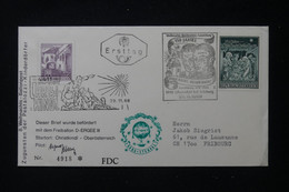 AUTRICHE - Enveloppe FDC Par Ballon En 1968 Pour Fribourg - L 88162 - Per Palloni