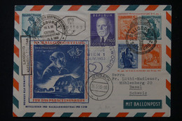 AUTRICHE - Entier Postal + Complément De Salzburg Par Ballon En 1953 Pour Fribourg - L 88167 - Balloon Covers