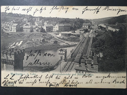 DEUTSCHLAND, GERMANY, .....” Weilburg A. D. Lahn “....Eisenbahnbrucke Und Bahnhofstrasse - Weilburg