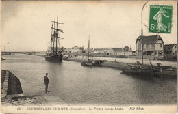 CPA COURSEULLES-sur-MER - Le Port A Marée Haute (141050) - Courseulles-sur-Mer