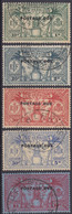 NOUVELLES NEW HEBRIDES : SERIE TAXE POSTAGE DUE N° 6/10 OBLITERATIONS CHOISIES - Gebraucht