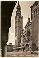 Italy & Circulated, Cremona, Il Duomo Ed Il Torrazzo, Cicognolo A Castel Di Sangro 1956  (49) - Monuments