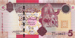 LIBYE 2009 5 Dinar - P.72  Neuf UNC - Libya