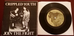 CRIPPLED YOUTH - JOIN THE FIGHT - VINYL 7" (1991) BOOTLEG - NUMBERED #477/800 - Punk