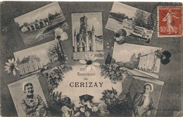 Cpa 79 Cerizay Souvenir Multi Vues - Cerizay