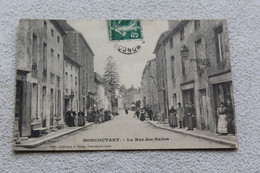 Cpa 1911, Moncoutant, La Rue Des Halles, Deux Sèvres - Moncoutant