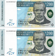 MALAWI 1997  200 Kwacha - P.41  Neuf UNC - 2 - Malawi