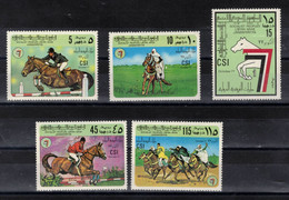 LIBYE   Timbres Neufs ** De 1977  ( Ref 2050 ) Sport - Hippisme - Libya