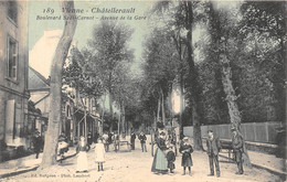 86-CHÂTELLERAULT- BOULEVARD SADI-CARNOT - AVENUE DE LA GARE - Chatellerault