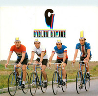 Cyclisme * Sport * Vélo CYCLES GITANE * Jacques BOYER , Bernard HINAULT , P.R. VILLEMIANE , Lucien DIDIER - Cycling