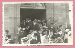 67 - ROTHAU - Carte Photo - Sortie De L' église - Photo G. HAUSS - Voir état - Rothau