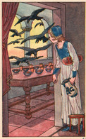 Illustration Signée K. - De Zeven Raven (Pays-Bas, Nederland) Les Sept Corbeaux - Carte K. N° 1676 Non Circulée - Hardy, Florence