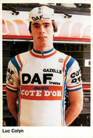 Cyclisme * Sport * Cycliste Belge Luc COLYN Né à Gand * Vélo Tour De France * équipe DAF Chocolat Côte D'or - Cyclisme