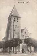 CARTE POSTALE ORIGINALE ANCIENNE : MOISSELLES EGLISE  ANIMEE VAL D'OISE (95) - Moisselles