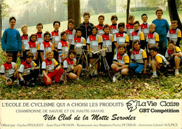 La Motte Servolex * Le Vélo Club * équipe Cycliste * école De Cyclisme Jeunes Sport Vélo * Sponsorisée LA VIE CLAIRE - La Motte Servolex