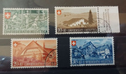 Suisse Y/T N°419/22 Oblitéré - Other & Unclassified