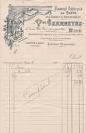 Charreyre Tissus D'ameublements Facturette  Nice 1900 - 1900 – 1949