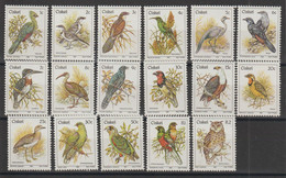 Afrique Du Sud Ciskei 1981 Oiseaux 5-21 17 Val ** MNH - Ciskei