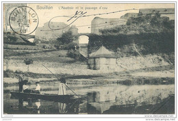 BOUILLON ..-- L' Abattoir Et Le Passage D' Eau . 1908 Vers UCCLE ( Mr J. CROKAERT ) . Voir Verso . - Bouillon