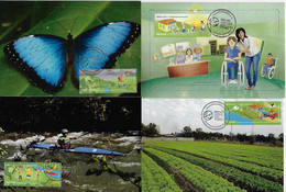 Brazil 2012 Incomplete Series With 21 Maximum Card United Nations Conference On Sustainable Development - Maximumkarten