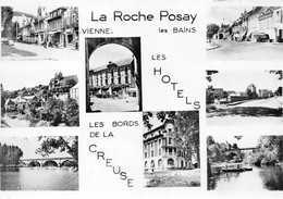 86-LA-ROCHE-POSAY- LES HÔTELS , LES BORDS DE LA CREUSE  - MULTIVUES - La Roche Posay