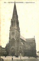 034 093 - CPA - Belgique - Bruxelles - Schaerbeek - Eglise St-Servais - Monumenti, Edifici