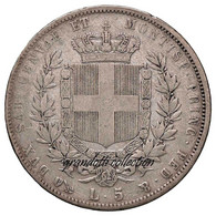 VITTORIO EMANUELE II 5 LIRE 1850 GENOVA REGNO DI SARDEGNA - Piemonte-Sardinië- Italiaanse Savoie