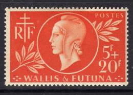 WALLIS ET FUTUNA N° 147 XX Entraide Française TB - Unused Stamps