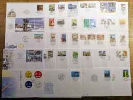 RC 20239 ALAND 1996 - 2001 LOT DE 32 ENVELOPPES FDC 1er JOUR TB - Ålandinseln