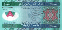 MAURITANIE 2014 1000 Ouguiya - P.19  Neuf UNC - Mauritania