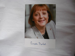 Autographe - Politique - Angela Merkel - Autographs