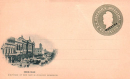 Delcampe - ARGENTINA , MUESTRA / ENTERO POSTAL 4 CENTAVOS , AVENIDA CALLAO , SIN CIRCULAR - Argentinien