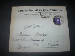 Busta Spedita 1941. Ditta " Bertel Banfi E C." Di Milano Con Acclusi Nr. 2 Documenti Contabili - Italie