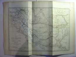 CARTE PARTIE DE L'ASIE ANCIENNE - GRAVURE De 1837 - 36cm X 27cm - ROLLIN - DESBUISSONS RAMBOZ - VIVIEN - ASIA MAP PRINT - Cartes Géographiques