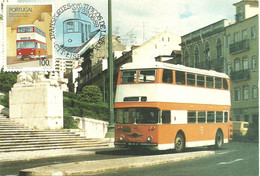 Carte Maximum - Portugal - Transportes Lisboa Carris Autocarro Bus Autobus - Cartoline Maximum