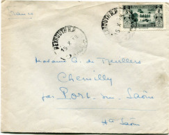 GRAND LIBAN LETTRE DEPART BEYROUTH 15 X 38 POUR LA FRANCE - Storia Postale