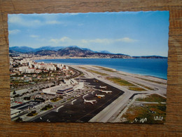 Nice , L'aéroport Nice - Côte D'azur , La Baie Des Anges Et Le Cap Ferrat - Luftfahrt - Flughafen