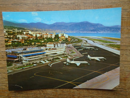 Nice , Vue Aérienne De L'aéroport Nice - Côte D'azur - Transport Aérien - Aéroport