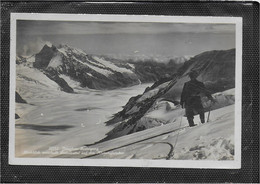 AK 0649  Jungfrau-Besteigung - Rückblick Unterhalb Rottalsattel Auf Den Aletschgletscher Um 1926 - BE Berne