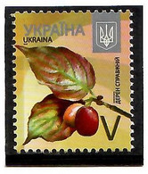 Ukraine 2016 . Defin. Flora (Cornus Mas). 1v: V   Michel # 1500  II - Ukraine