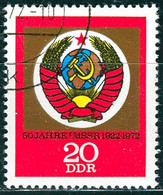 DDR - Mi 1813 ⨀ (B) - 20Pf             50 Jahre UdSSR - Gebraucht