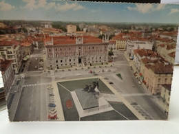 Cartolina Monza Panorama Piazza Trento E Trieste 1965 Monumento - Monza