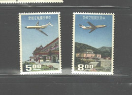 TAIWAN,1967,   "AIRMAL"  #C76 - C77  MNH - Posta Aerea