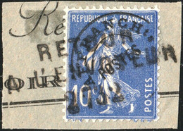 FRANCE RETOUR À L'ENVOYEUR 2732 (ORBEC, Calvados) Sur Yv.Préo 52 Sur Fragment - 1893-1947