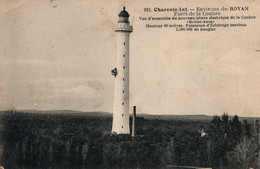 Environs De Royan (Charente-Inférieure) Forêt Et Nouveau Phare électrique De La Coubre - Carte Braun N° 931 - Fari