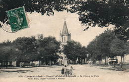 Pont-L'Abbé-d'Arnoult (Charente-Inférieure) Le Champ De Foire - Cliché Braun, Collection P. Fandray, Carte N° 1628 - Faros