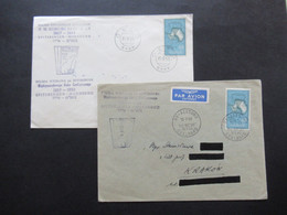 Norwegen 1958 Stempel Polish Spitsbergen Expedition 1957 - 1958 Spitsbergen - Hornsund Stempel Mit Eisbär MRG 1957 / 58 - Brieven En Documenten