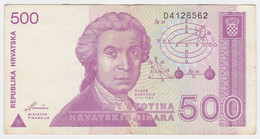 Croatia P 21 - 500 Dinara 8.10.1991 - Fine+ - Kroatië