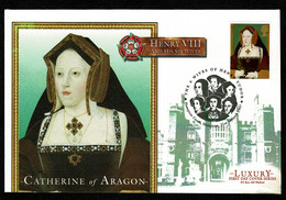 Ref 1464 - GB 1997 - 7 X First Day Covers FDC's - Henry VIII & His Six Wives - 1991-2000 Em. Décimales