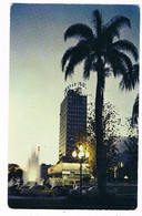 VEN-52   CARACAS : Night View Of Plaza Venezuela And Polar-Bulding - Venezuela